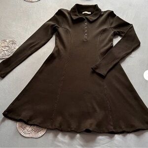 Zara Black Long Sleeve Dress